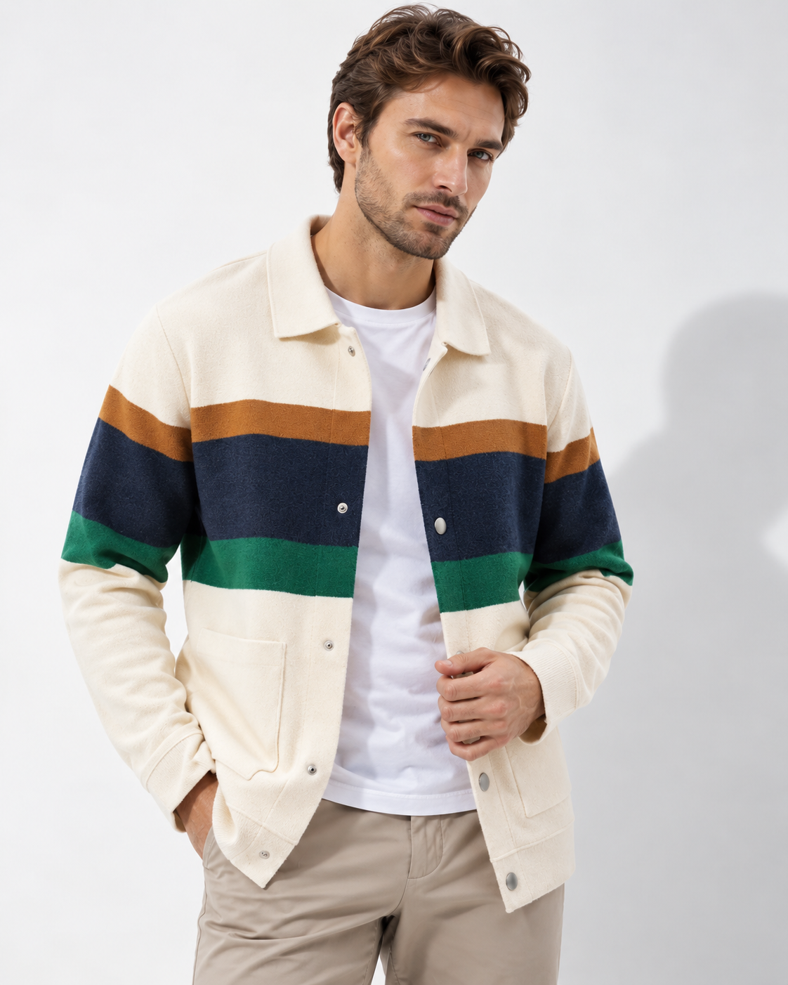 Herren Strickjacke
