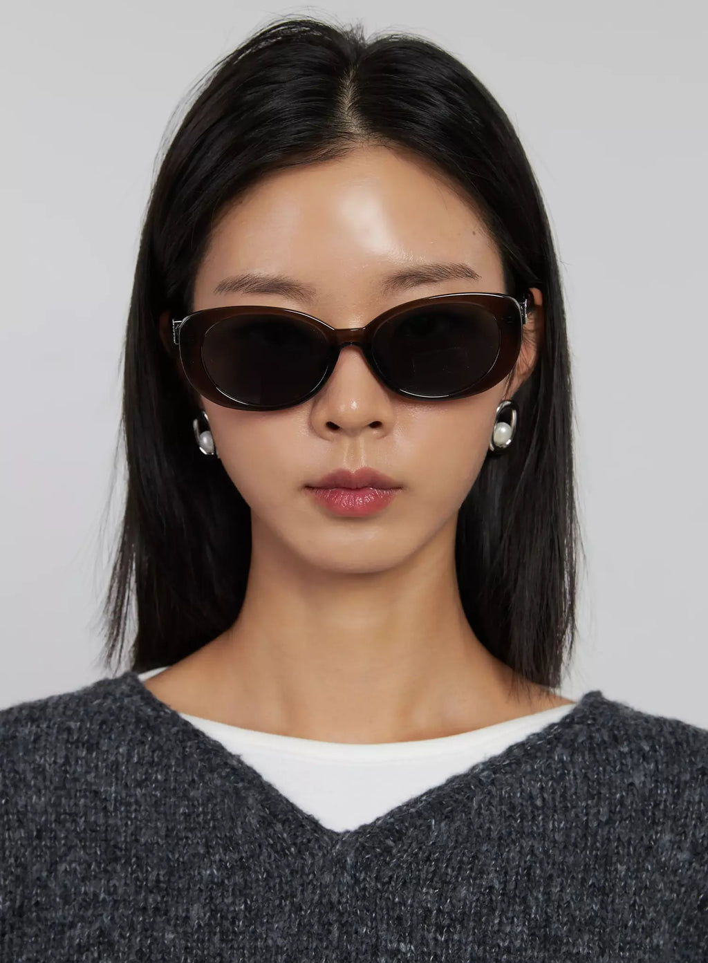 Vaelaina | Slim Oval Fashion Sonnenbrille