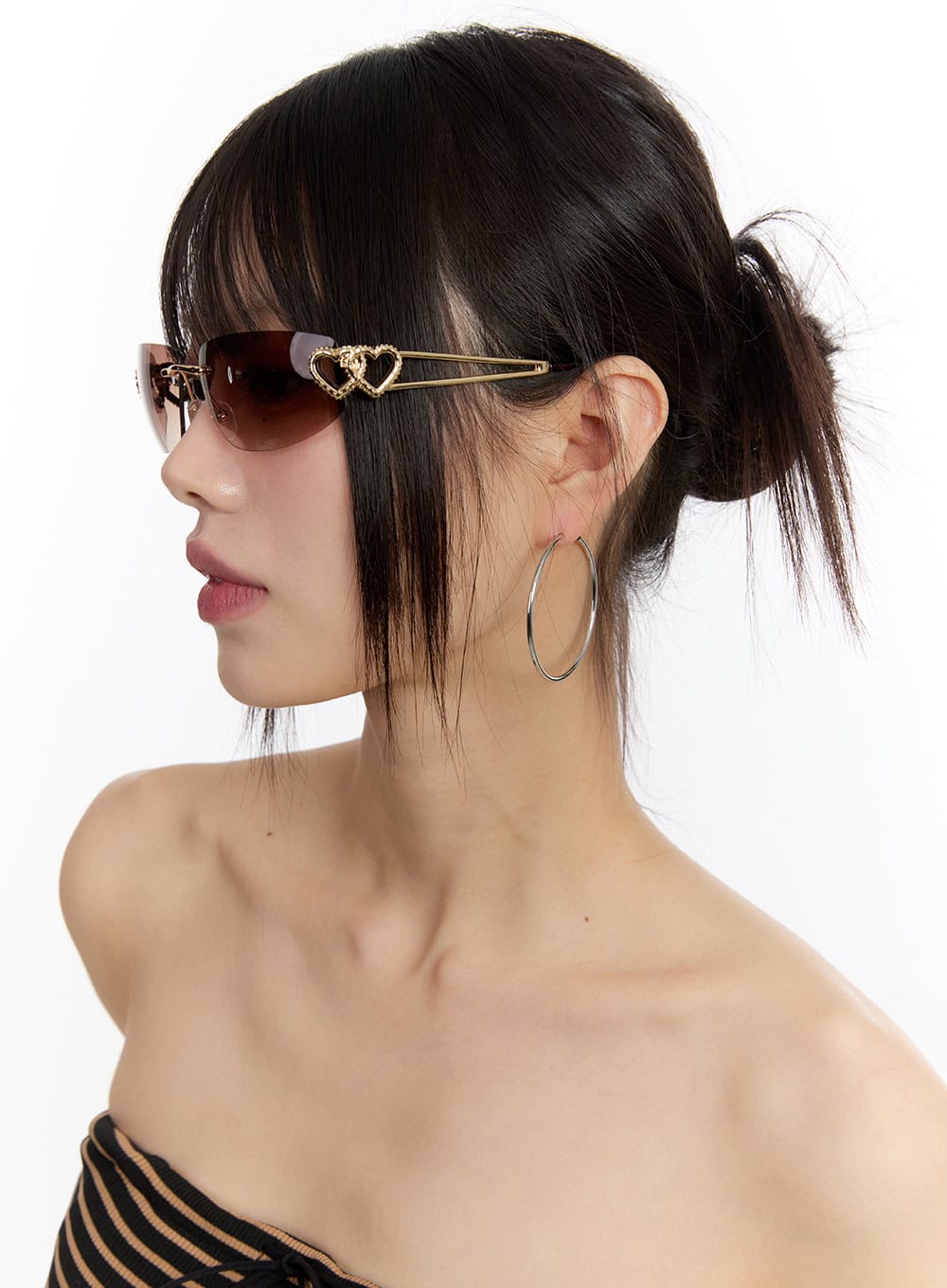 Leoina | Doppelte Herzen Sonnenbrille