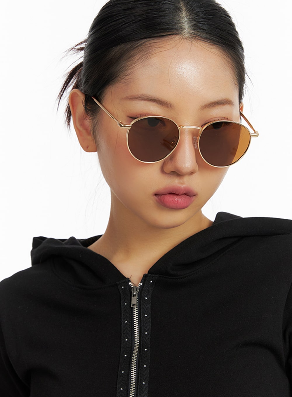 Roiaina | Retro Runde Sonnenbrille
