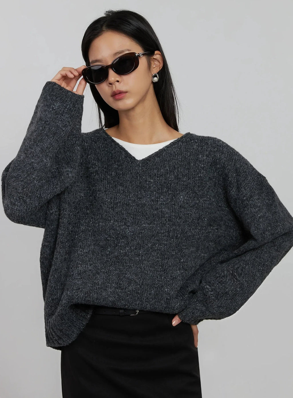 Vaelaina | Slim Oval Fashion Sonnenbrille