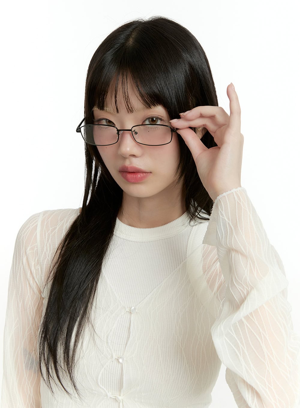 Garaora | Quadratische Metallbrille