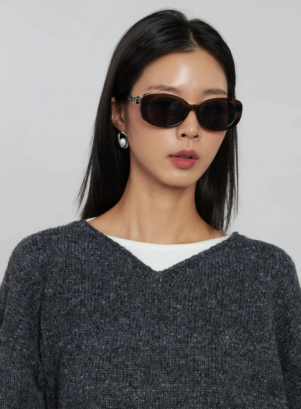 Vaelaina | Slim Oval Fashion Sonnenbrille