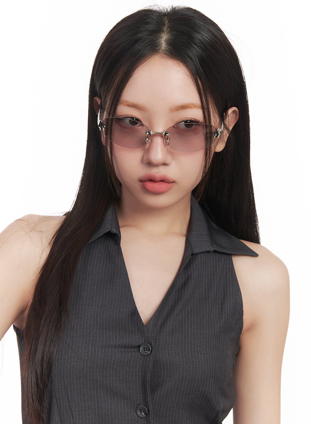 Jueaella | Ovales Rahmen-Sonnenbrille