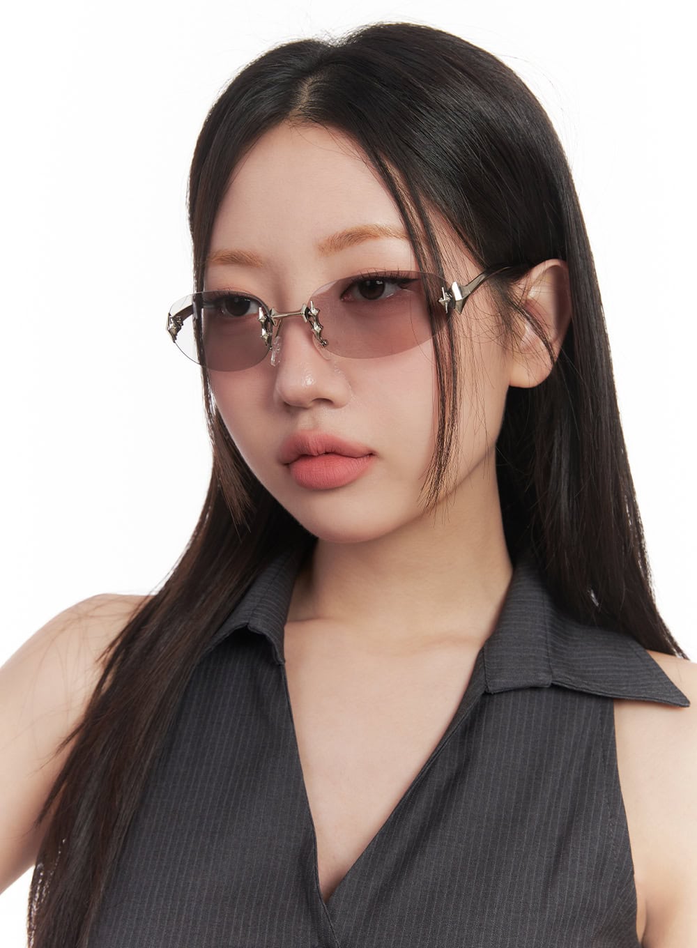 Jueaella | Ovales Rahmen-Sonnenbrille