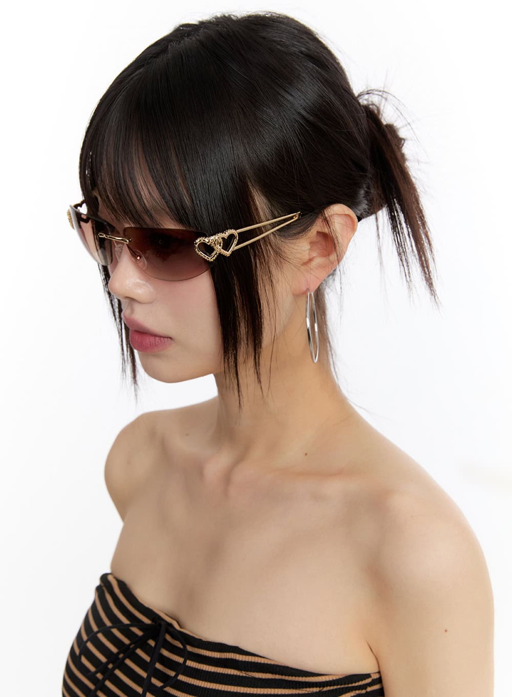 Leoina | Doppelte Herzen Sonnenbrille