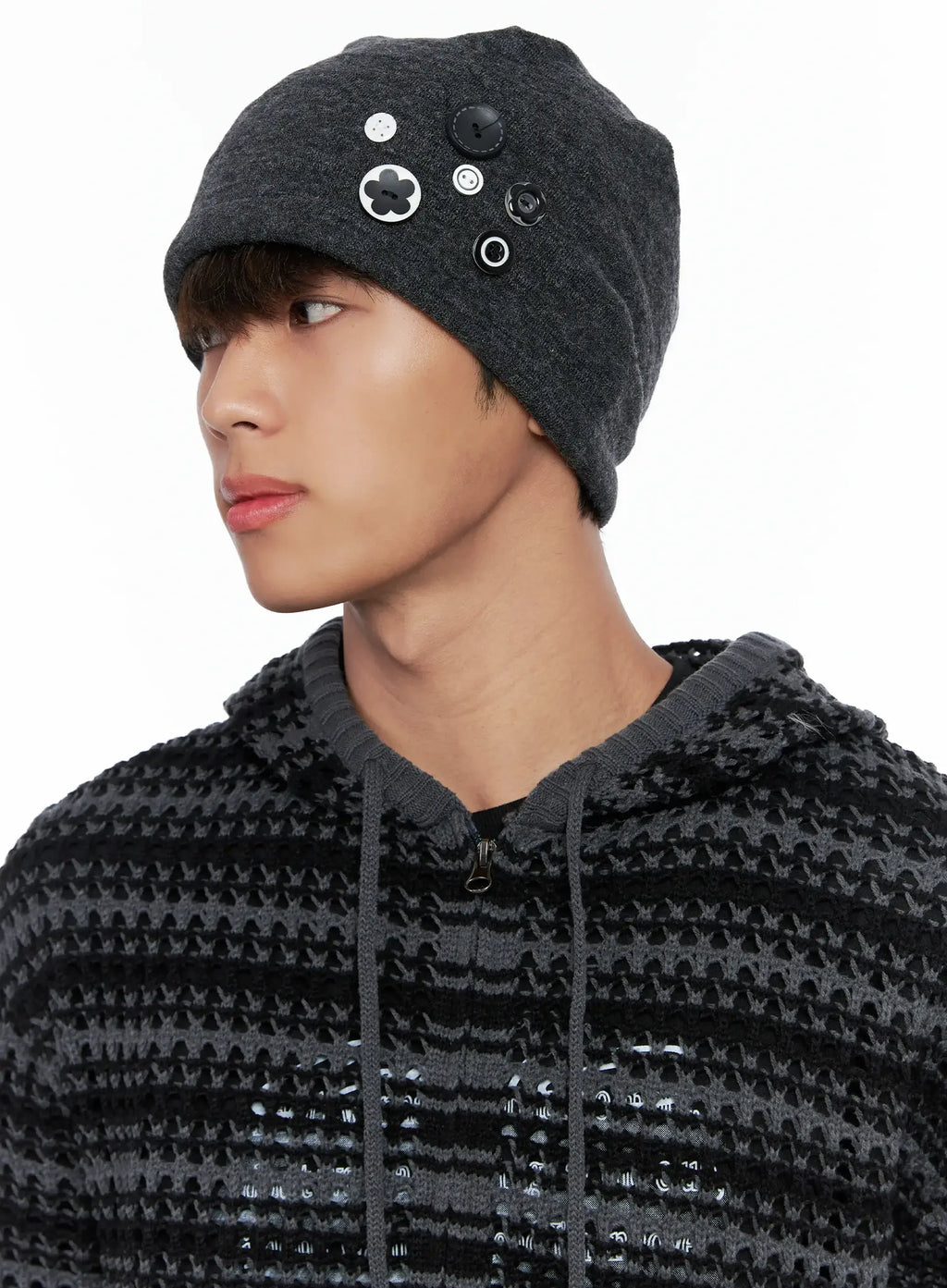 Valarus | Button Decor Beanie