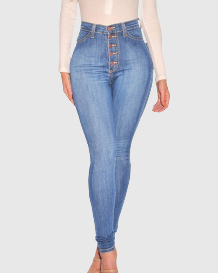 Damen Figurbetonte Denim Jeans