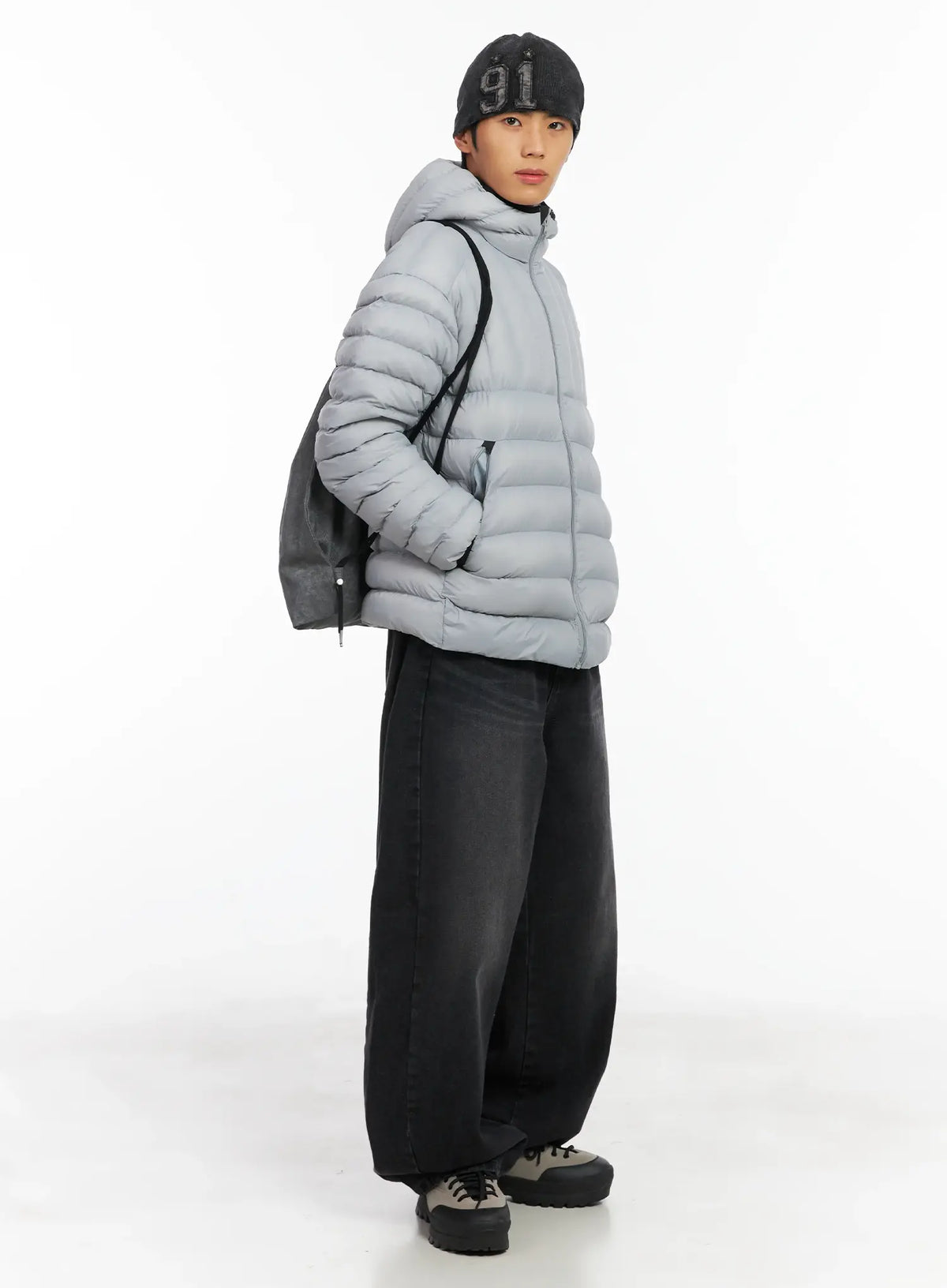 Petann | Gerippte Denim-Mütze