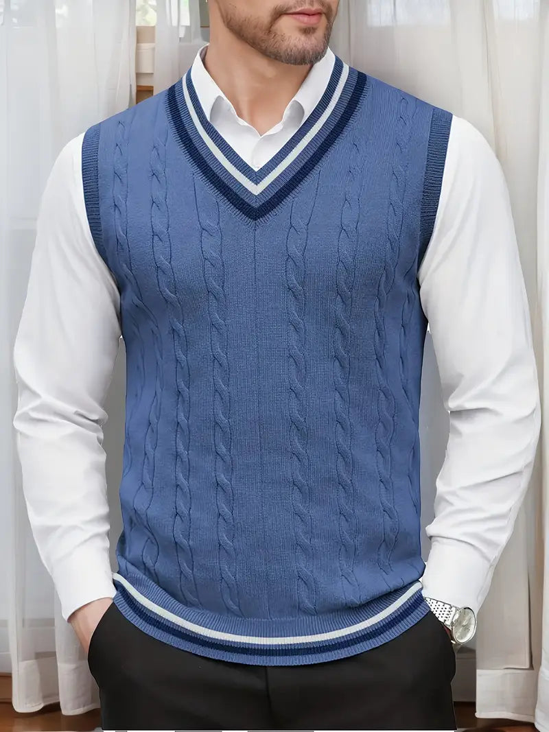 Olions | Ärmelloser Strickpullover