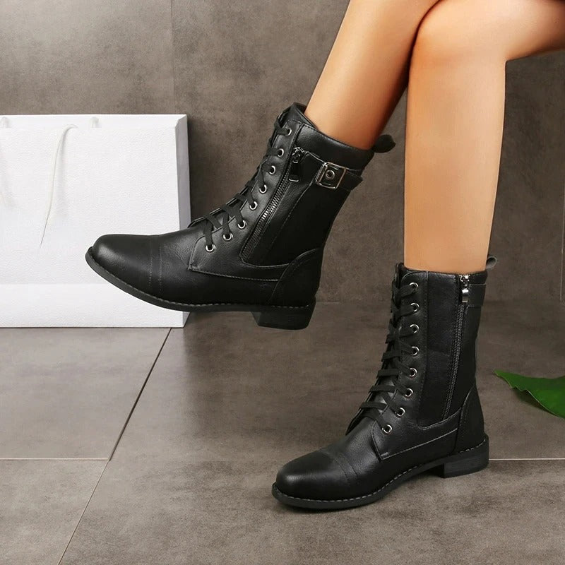 Eugenie™ Orthopädische Lederstiefel