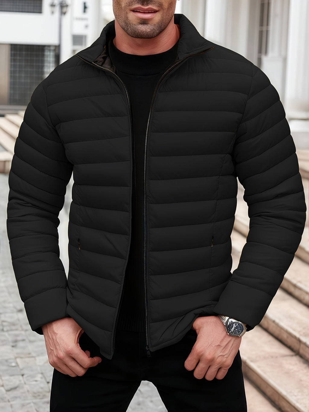 Elonus | Gesteppte Pufferjacke Mit Reißverschluss