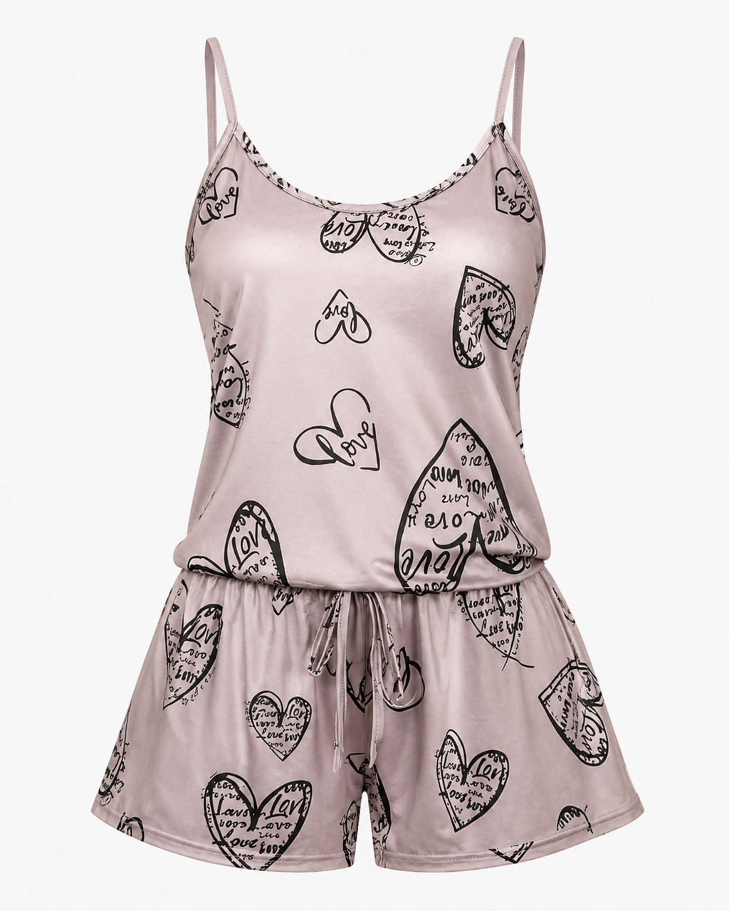 Kaufberg | Damen Schlafanzug Print Rundhals T-Shirt und Shorts Sets Atmungsaktiv Bequem