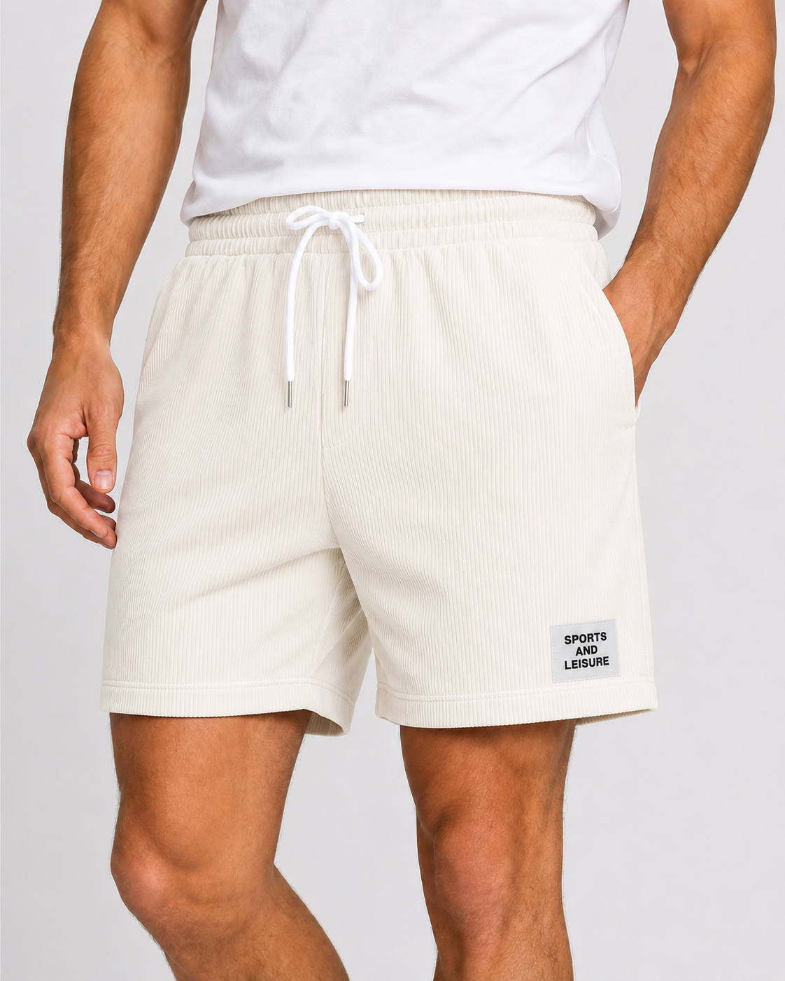 Kaufberg | Sommer Shorts mit Kordelzug aus Cord