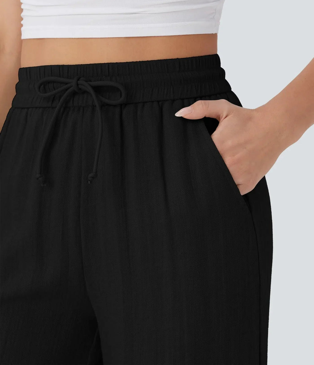 Zafeiria Elegante Leinenhosen