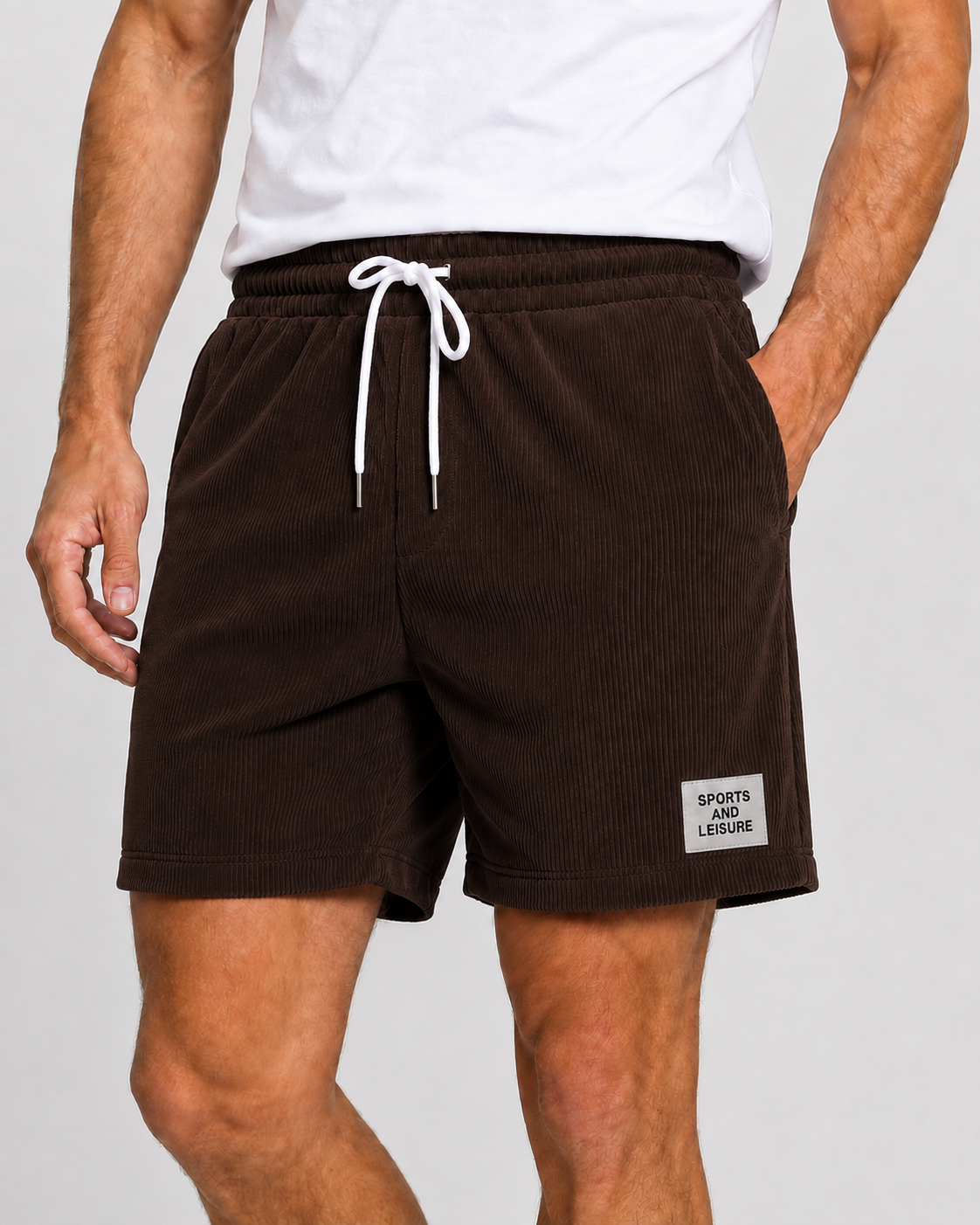 Kaufberg | Sommer Shorts mit Kordelzug aus Cord