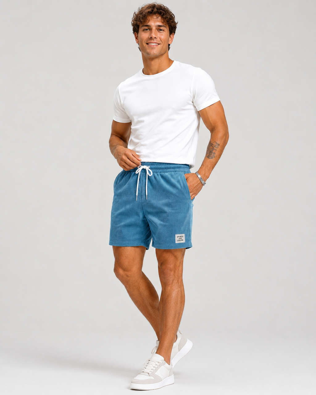 Kaufberg | Sommer Shorts mit Kordelzug aus Cord