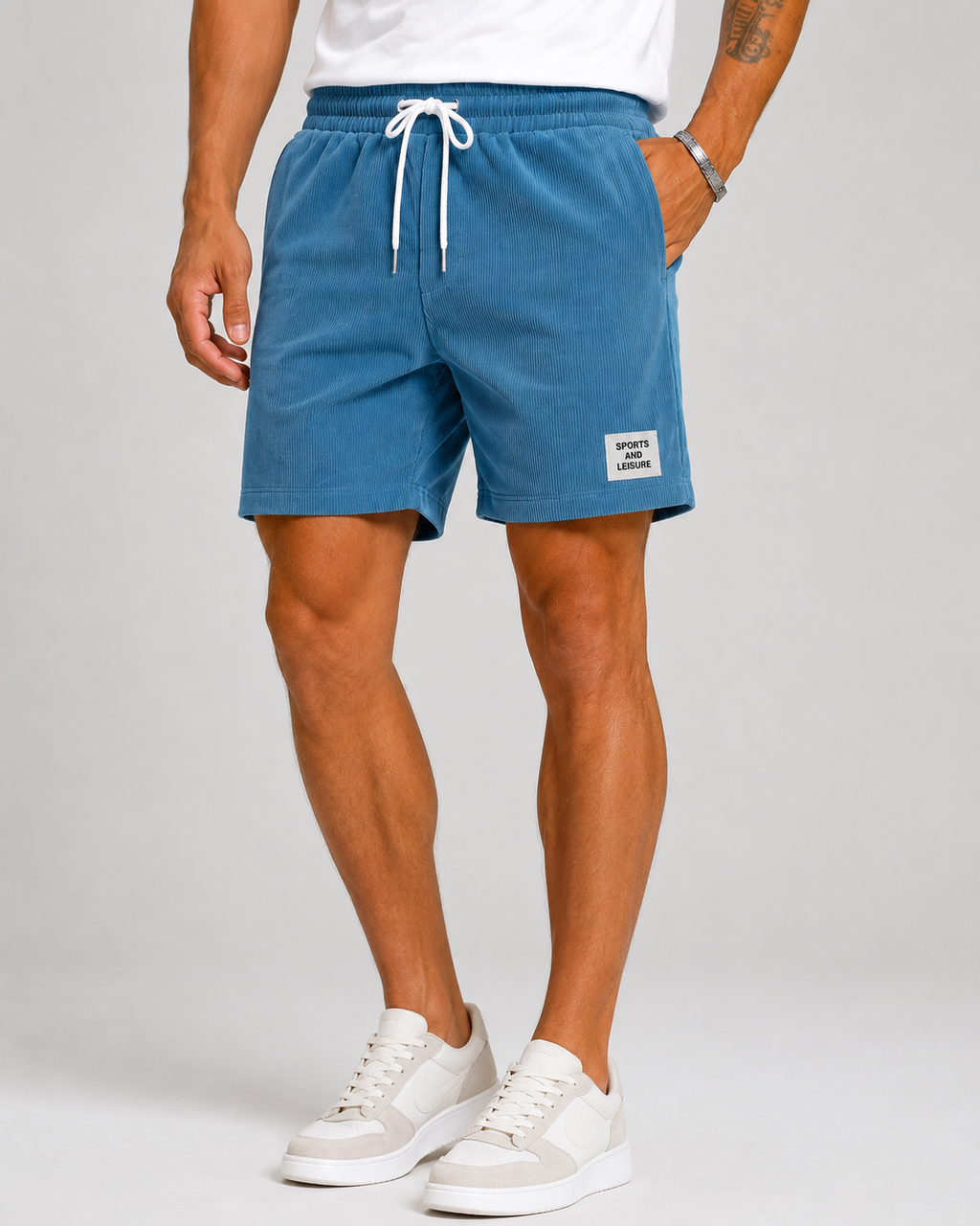 Kaufberg | Sommer Shorts mit Kordelzug aus Cord