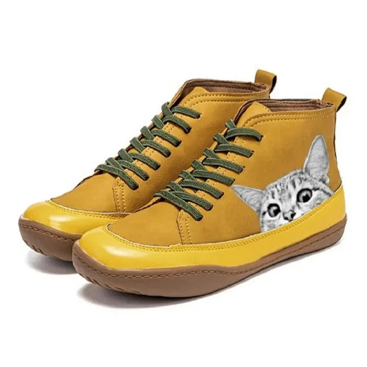 Eleio | Schuhe mit Katzenprint