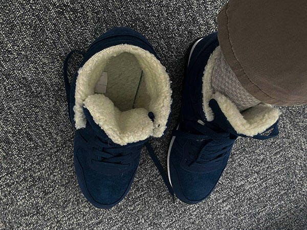 Isaelan | Leichter Warmer Fell-Schnee Turnschuh