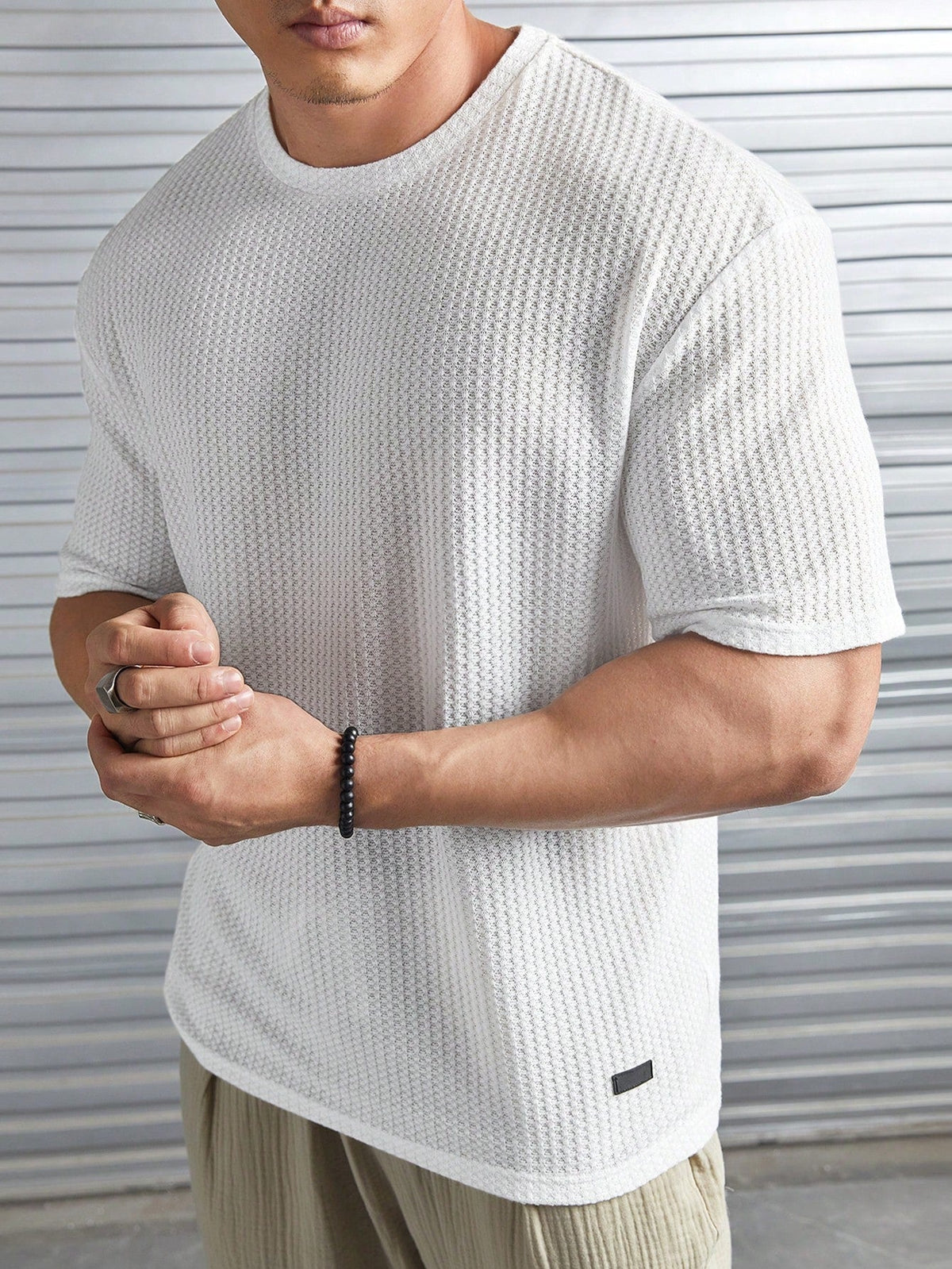 Oliuas | Komfortstruktur Herren T-Shirt