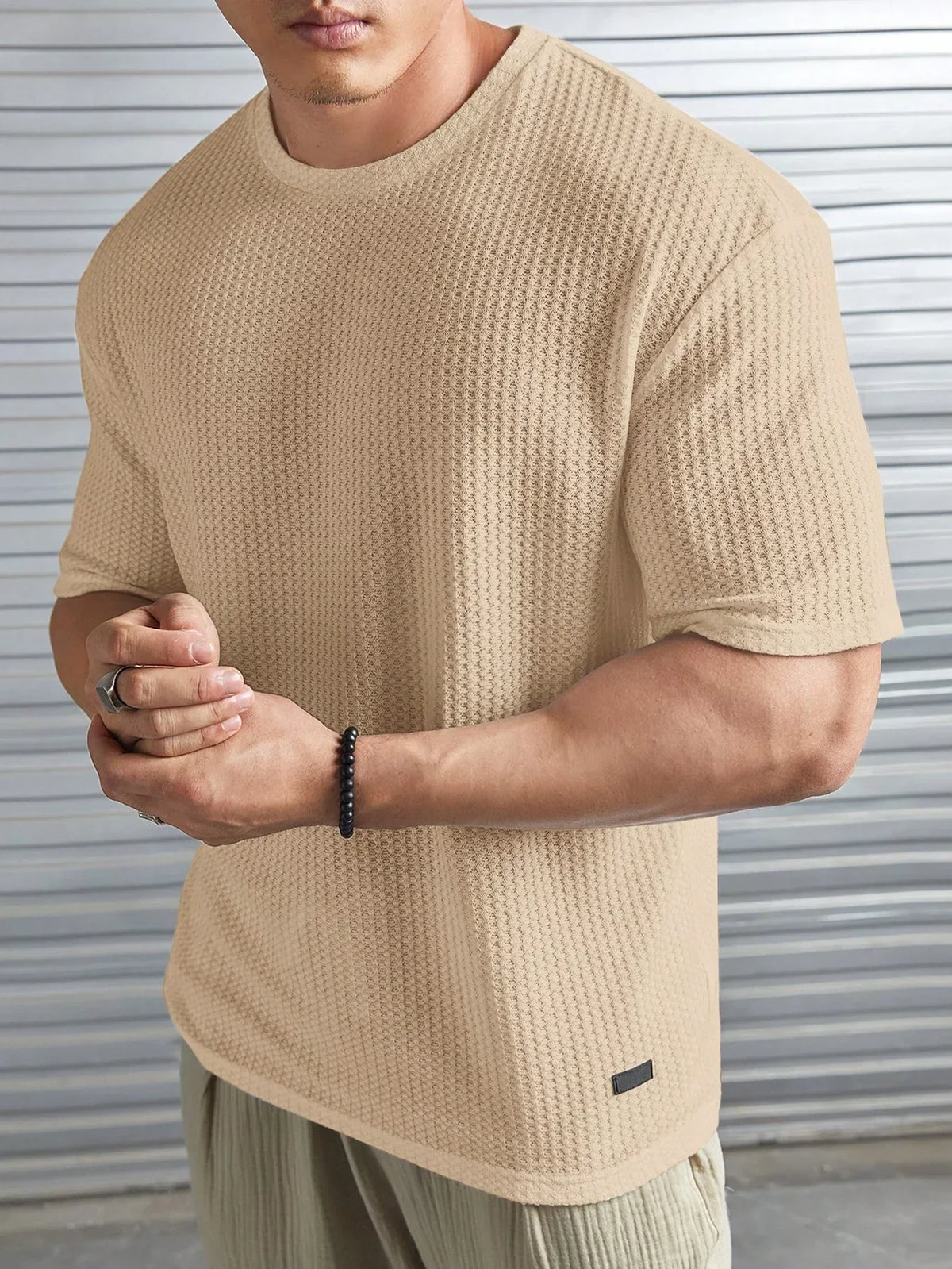 Oliuas | Komfortstruktur Herren T-Shirt