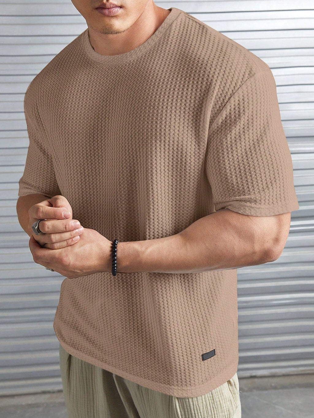 Oliuas | Komfortstruktur Herren T-Shirt