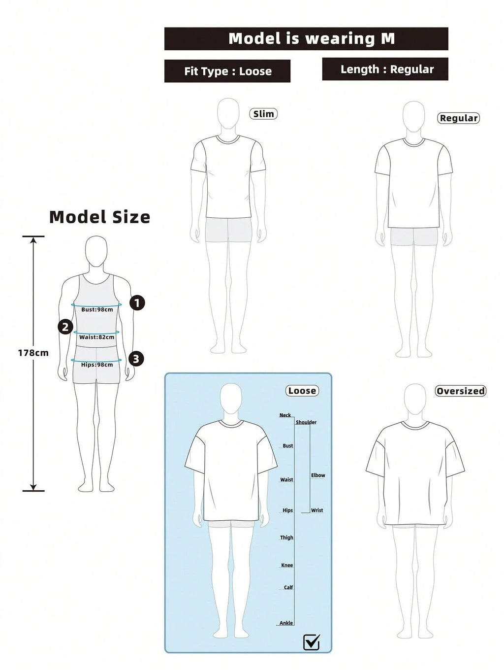 Komfortstruktur Herren T-Shirt