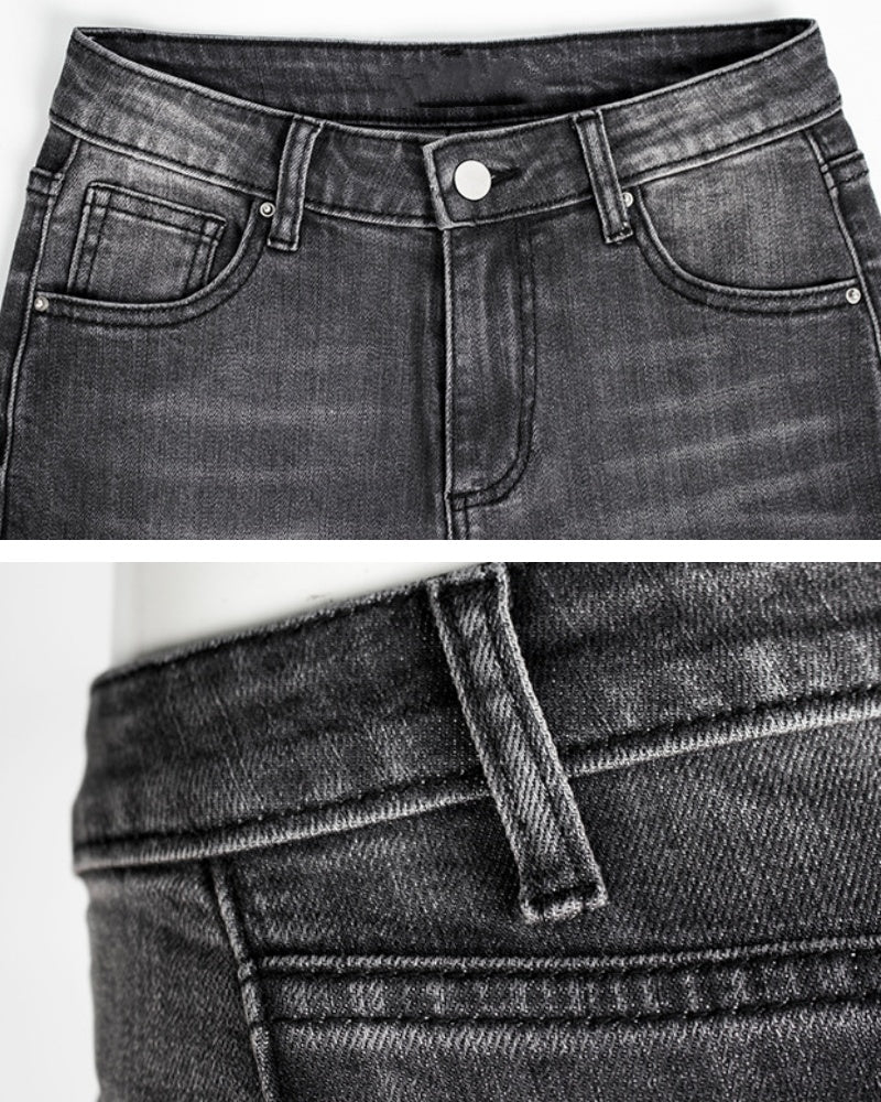 Damen Figurbetonte Stretch-Jeans