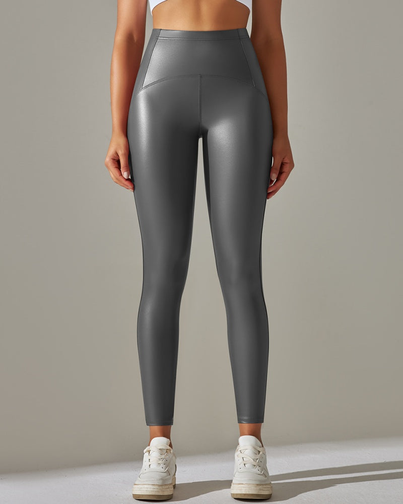 Leder Sport Hose