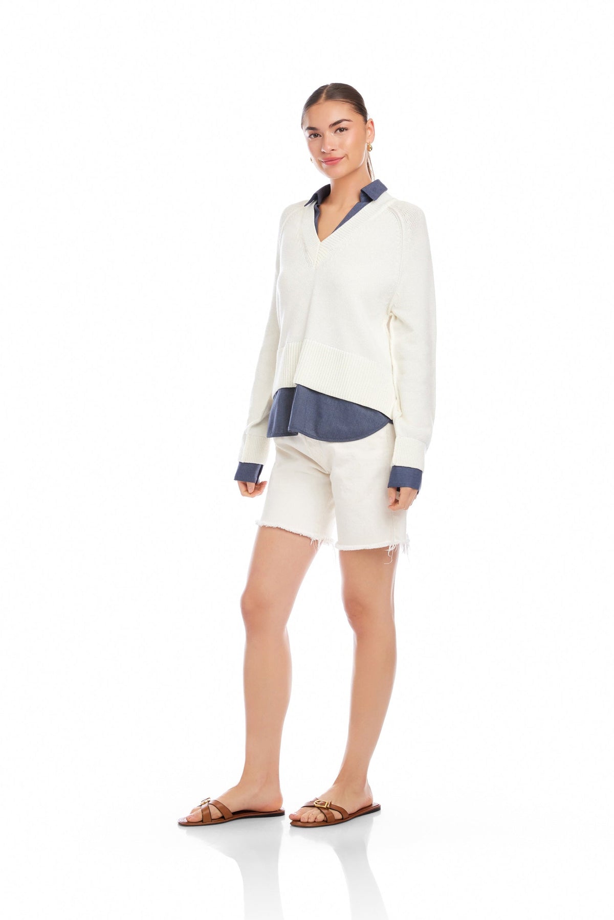 Carrie Damen Strickpullover – Weicher Pullover aus Mischgewebe
