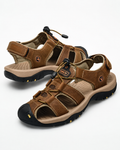 Kaufberg | Sommer Herren Sandalen Echtes Leder
