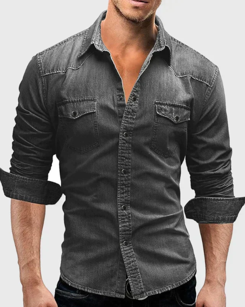 Theoorio | Herren Denim-Shirt