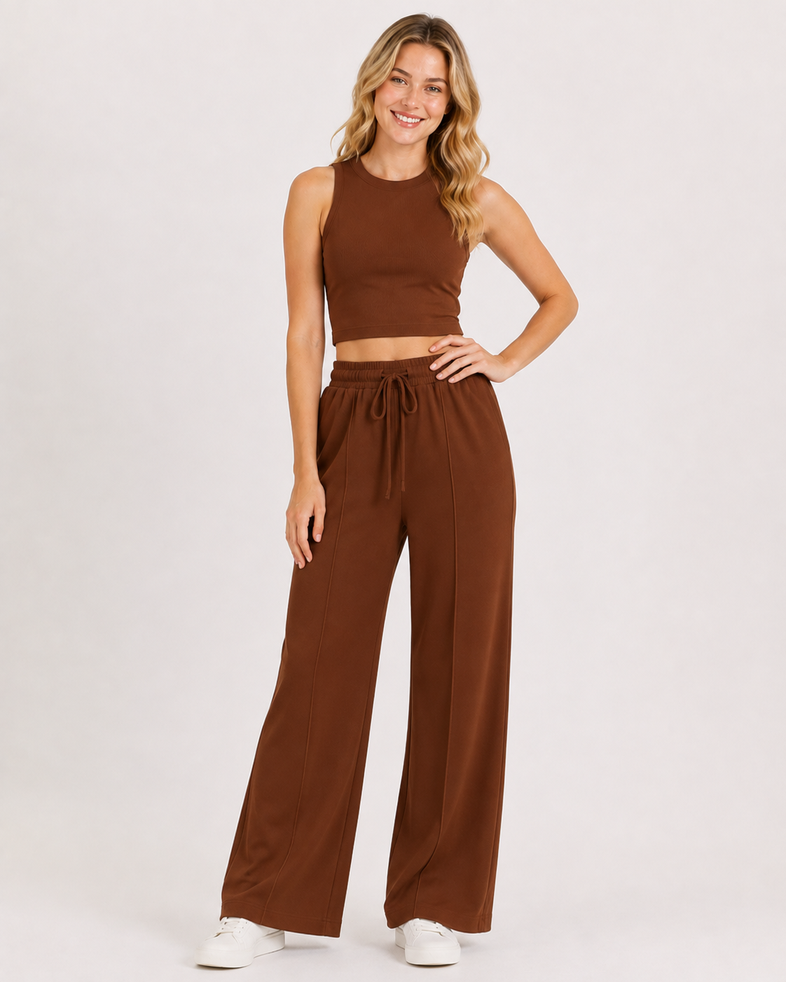 Catalina | Sommer Strick 2-Teiliges Set Lässiger Stil