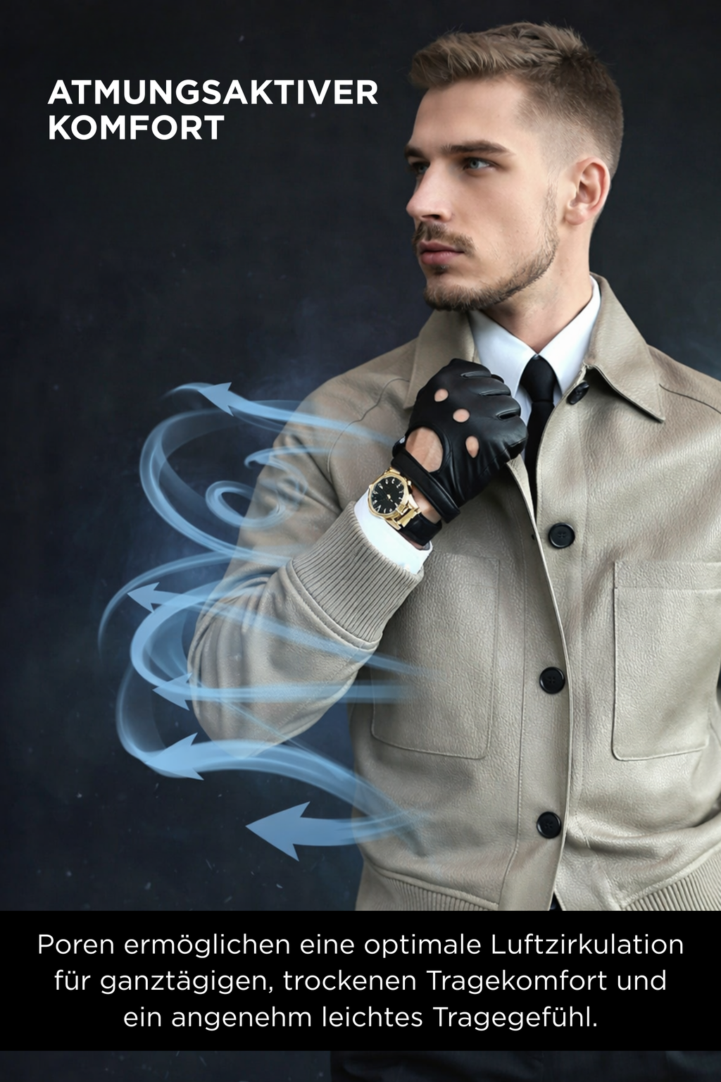 Gabelio | Herrenjacke Aus Kunstleder