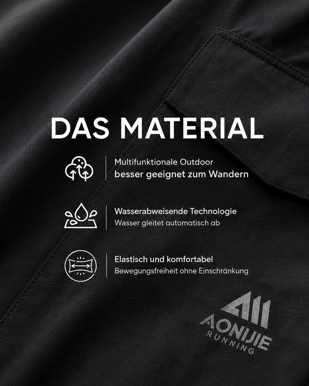 Kaufberg | Schnell trocknende Shorts Herren Sommer Outdoor