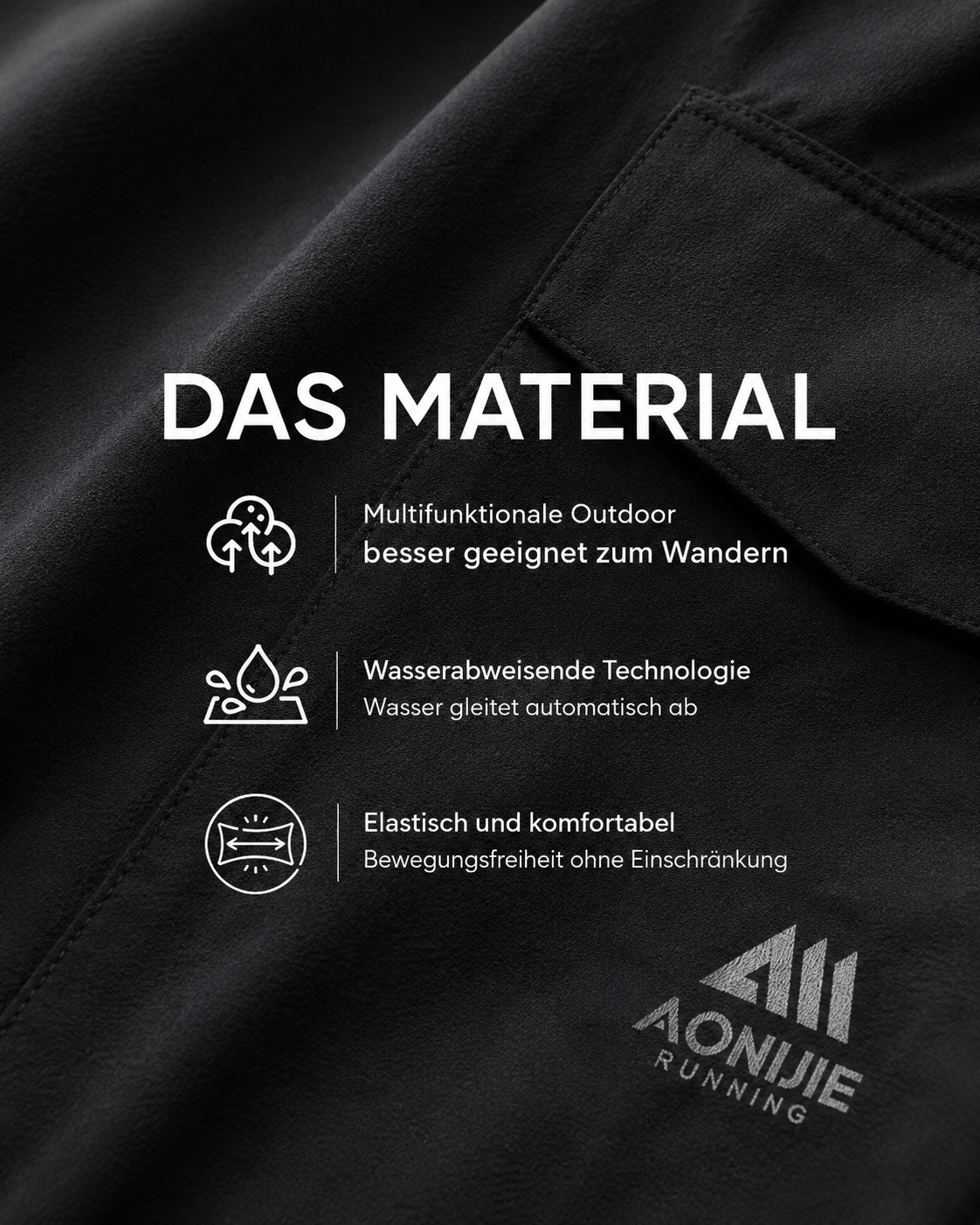 Kaufberg | Schnell trocknende Shorts Herren Sommer Outdoor