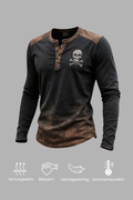 Felorus | Lässiges Henley-Langarm-T-Shirt