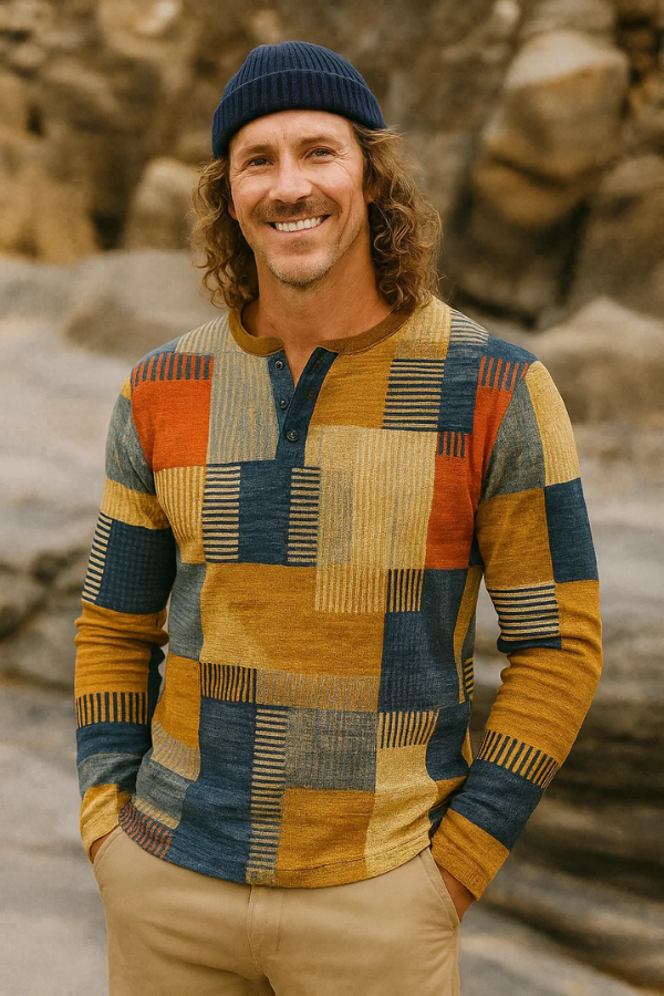 Kalann | Elegantes Henley-Hemd