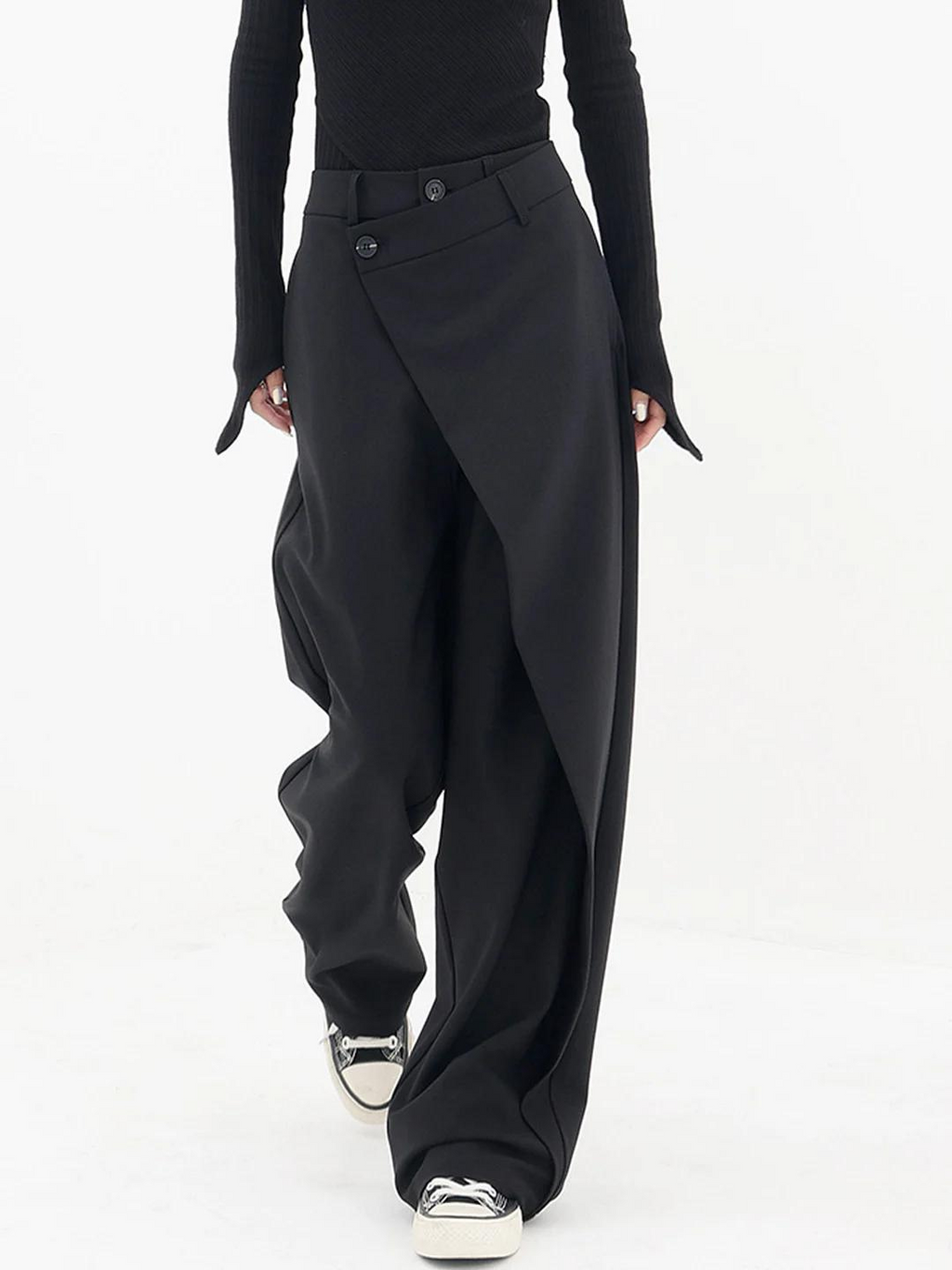 Damen Baggy-Hose – Moderne weit geschnittene Hose im Streetwear-Stil