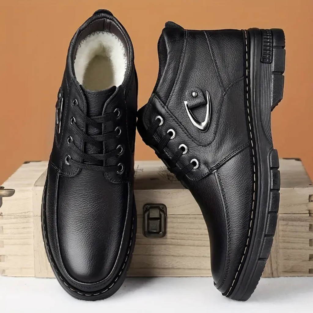 Eloris | Lederstiefel mit Fleece-Futter