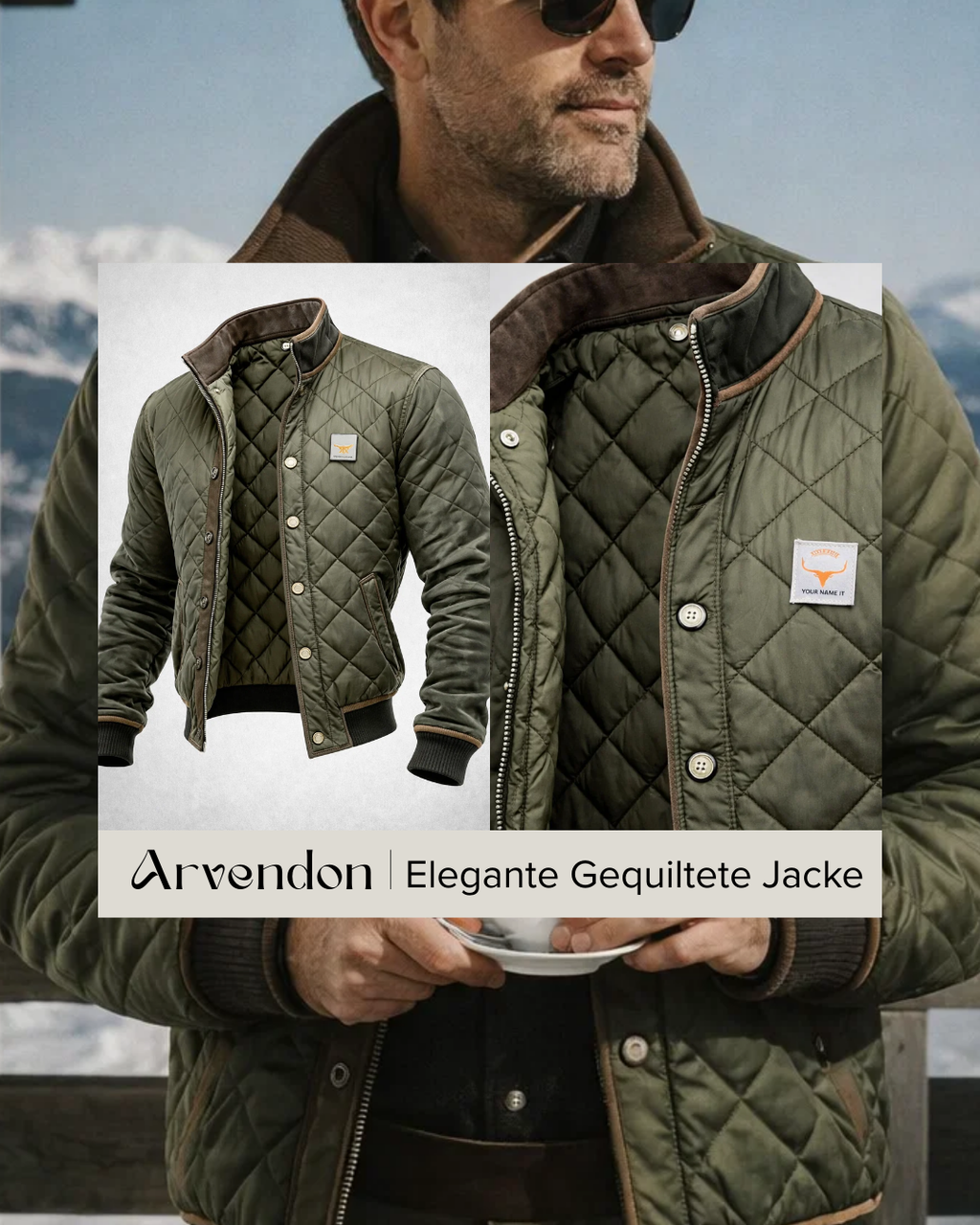 Jonarr | Elegante Gequiltete Jacke