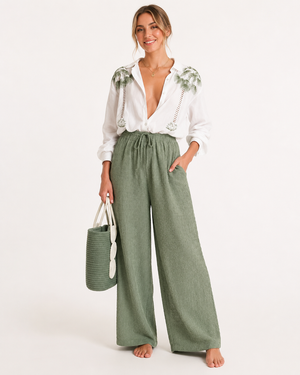 2-teiliges Kleidungsset Langarm Floral Blume