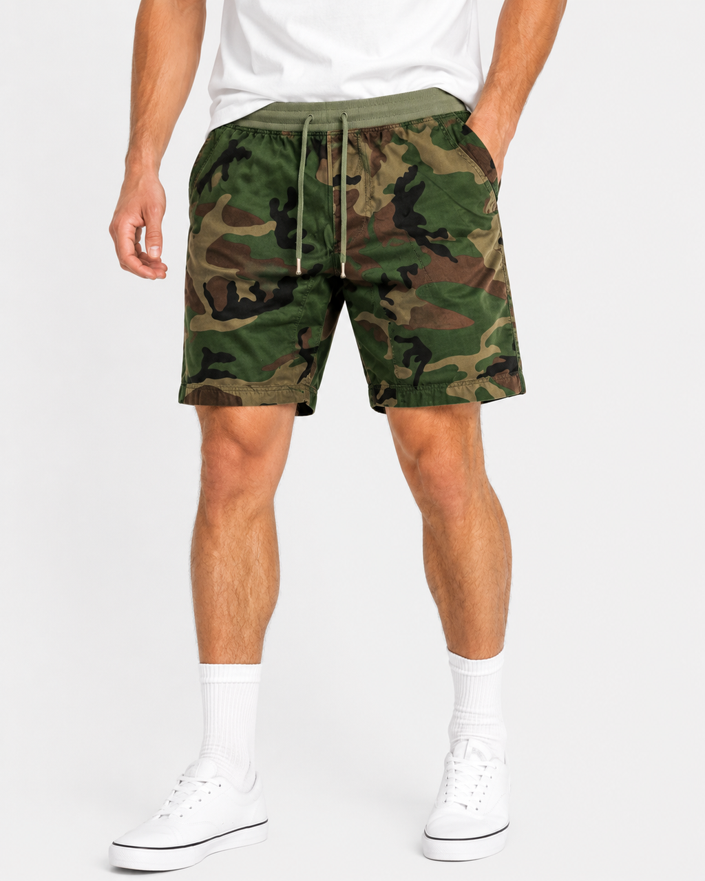 Kaufberg | Camouflage Shorts aus hochwertiger Baumwolle