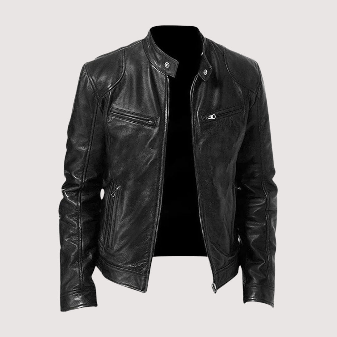 Isauio | Herren Lederjacke