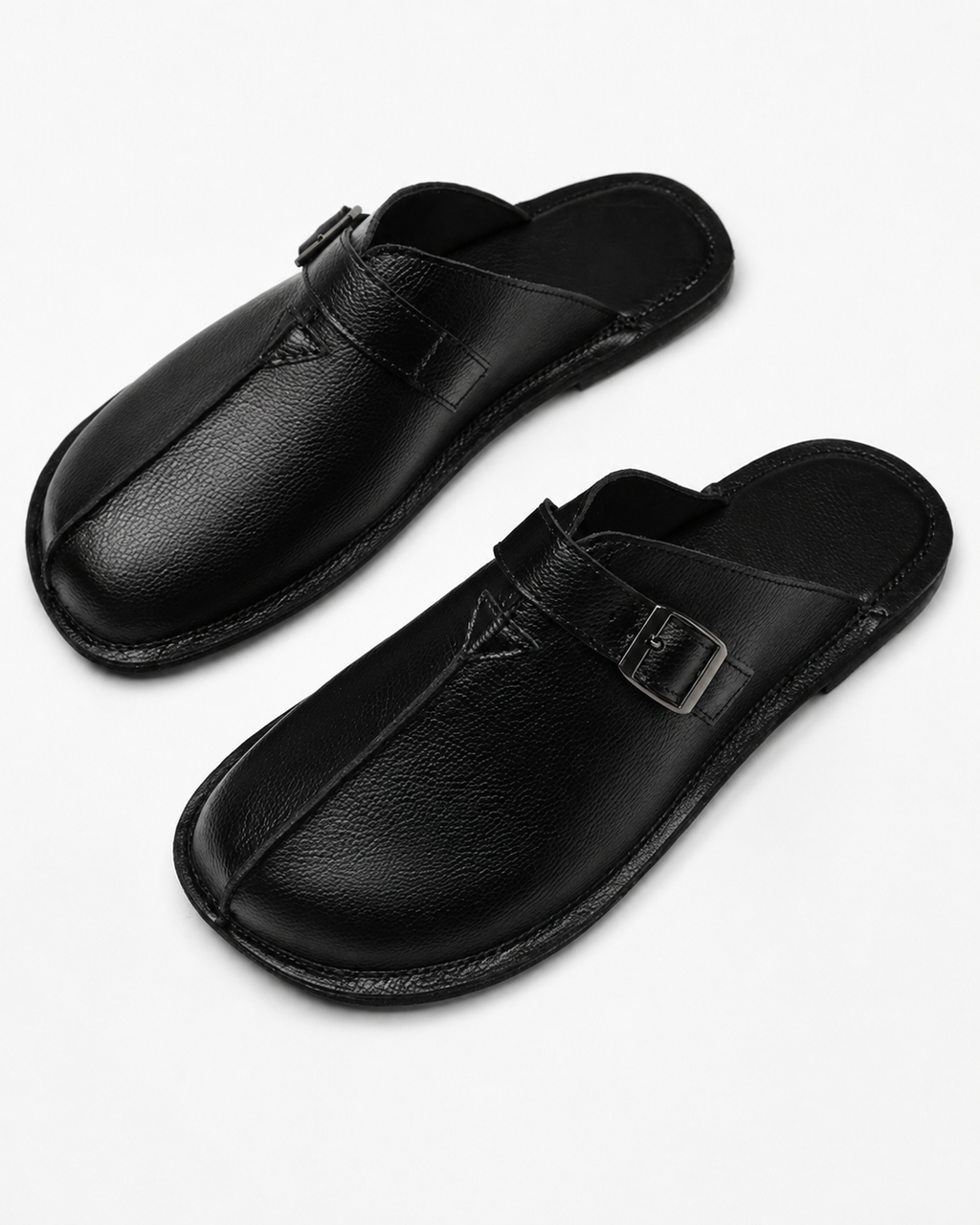 Jasper | Herren Freizeit Sommer Leder Halbsandalen