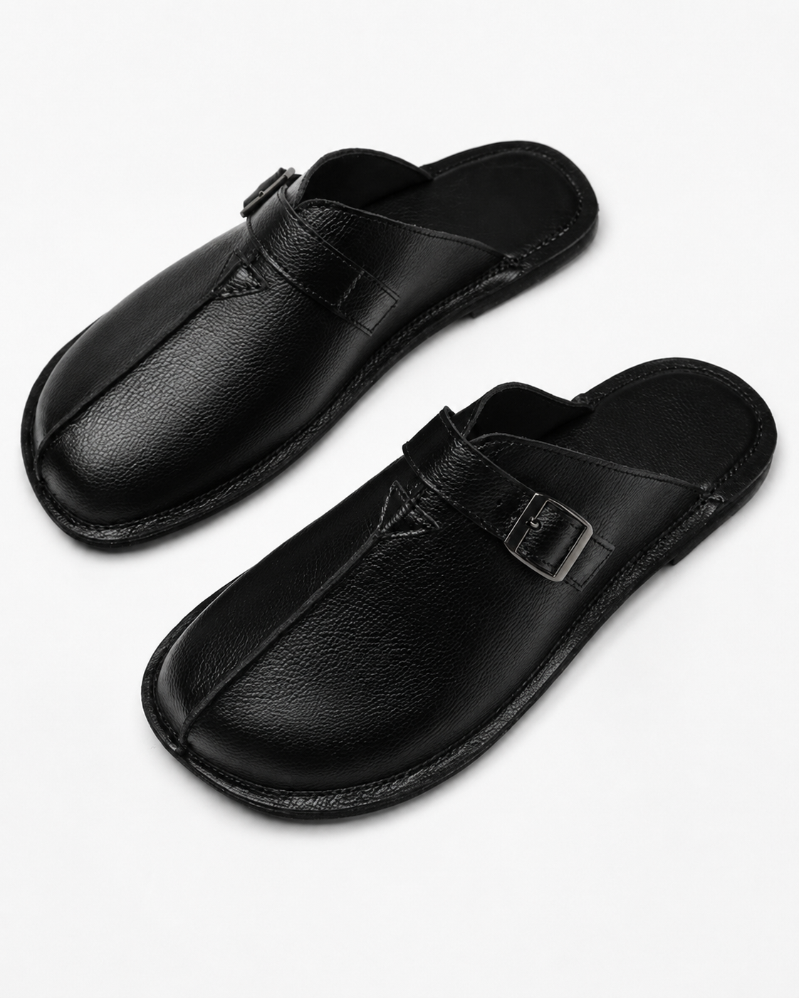 Jasper | Herren Freizeit Sommer Leder Halbsandalen