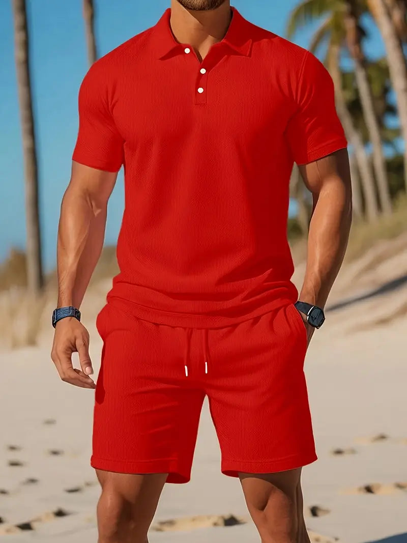Kelvin Lässiges Zweiteiliges Sportset