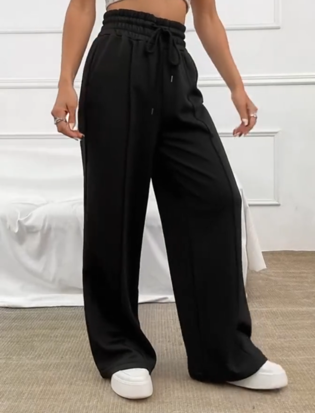 Cetaelle | Lockere Hose mit weitem Bein