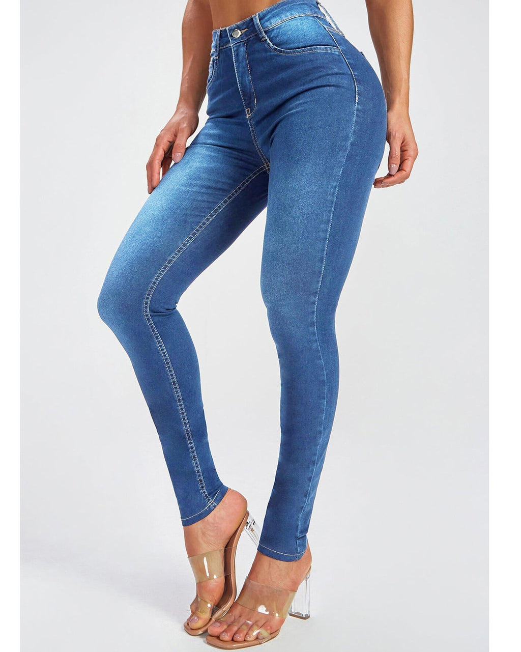 Damen Enge Denim-Hose